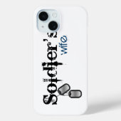 Soldier-Ehefrau Case-Mate iPhone Hülle (Rückseite)