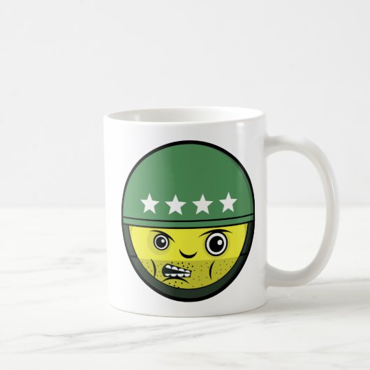 Soldier Face Coffee Tasse (Rechts)