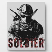 Soldier Fotoplatte (Vorderseite)