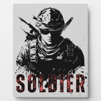 Soldier Fotoplatte