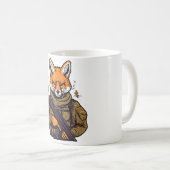 Soldier Fox Army Military Fox Kaffeetasse (VorderseiteRechts)