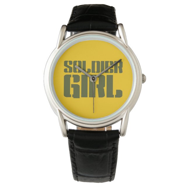SOLDIER GIRL ARMBANDUHR (Vorderseite)