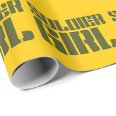 SOLDIER GIRL GESCHENKPAPIER (Rolleneckpunkt)