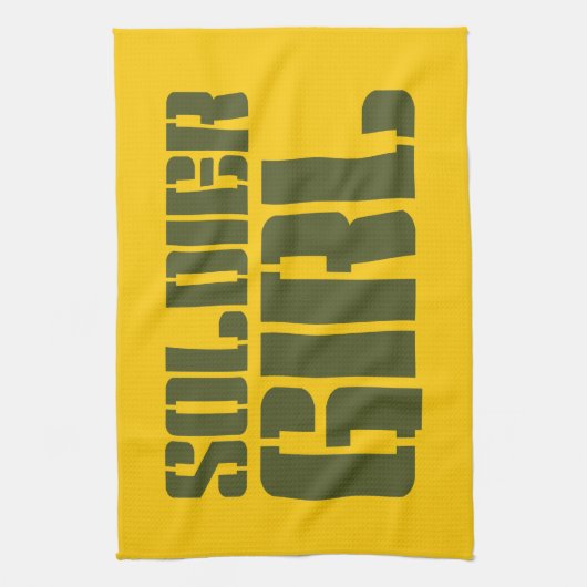 SOLDIER GIRL GESCHIRRTUCH (Vertikal)