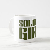 SOLDIER GIRL KAFFEETASSE (Vorderseite Links)