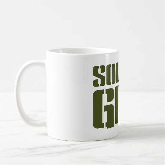 SOLDIER GIRL KAFFEETASSE (Links)