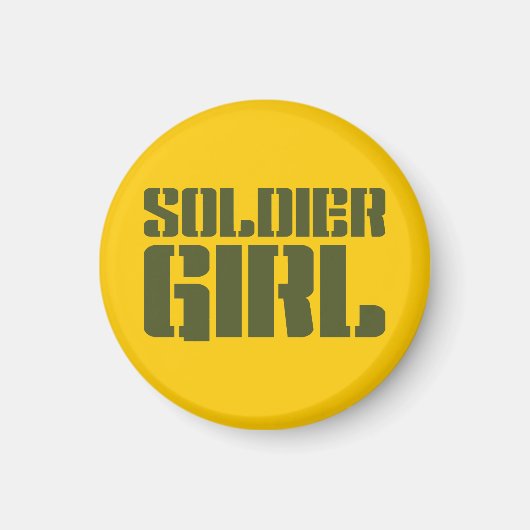 SOLDIER GIRL MAGNET (Vorne)