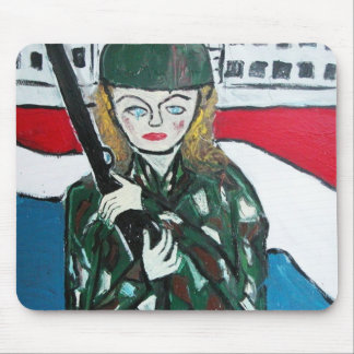 Soldier Girl Mousepad