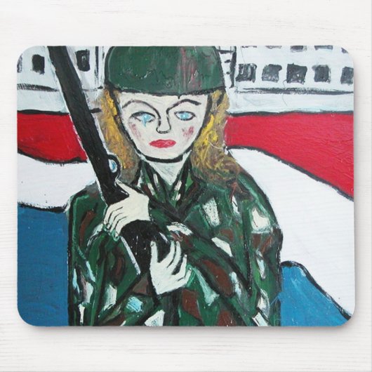 Soldier Girl Mousepad (Vorne)