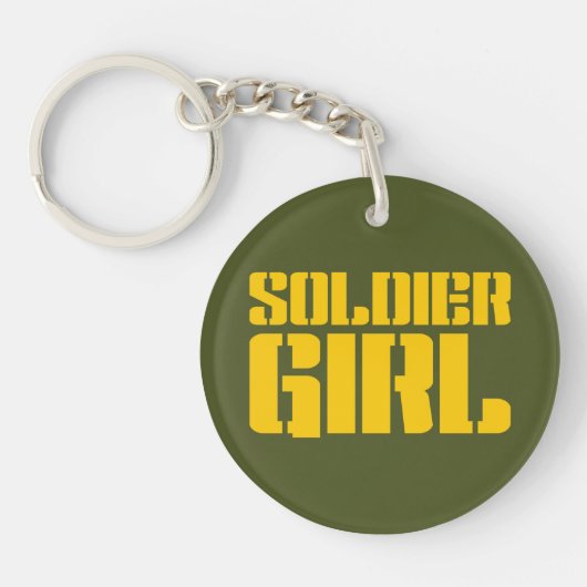 SOLDIER GIRL SCHLÜSSELANHÄNGER (Vorderseite)