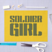 SOLDIER GIRL SEIDENPAPIER (Handwerk)