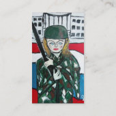 Soldier Girl Visitenkarte (Rückseite)
