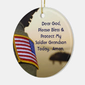 Soldier Grandson Gebet Ornament (Links)