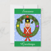 Soldier Holiday Party Einladung (individuell einst (Vorderseite)