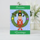 Soldier Holiday Party Einladung (individuell einst (Stehend Vorderseite)