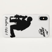 Soldier iPhone X Case (Rückseite (Horizontal))