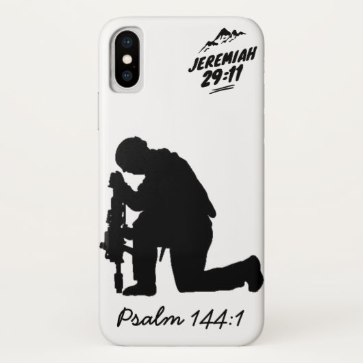 Soldier iPhone X Case (Rückseite)
