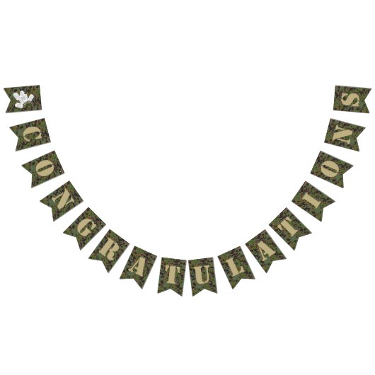 Soldier Joe Camouflage Party Glückwunsch Wimpelkette (Alle)
