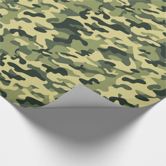 Soldier Joe GI Camouflage Party Geschenkpapier (Ecke)