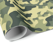 Soldier Joe GI Camouflage Party Geschenkpapier (Rolleneckpunkt)