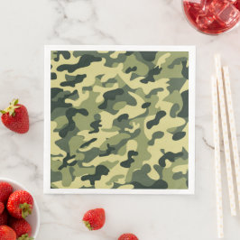 Soldier Joe GI Camouflage Party Napkins Serviette