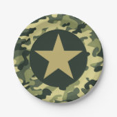 Soldier Joe GI Camouflage Party Paper Teller (Vorderseite)