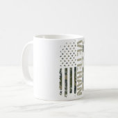Soldier Military Veterans Day Camouflage U Kaffeetasse (Vorderseite Links)