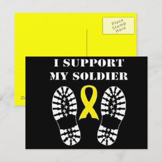 SOLDIER POSTKARTE (Vorne/Hinten)