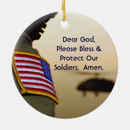 Soldier Prayer Ornament (Hinten)