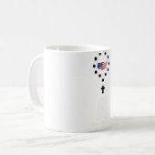 Soldier Prayer Rosary Beads United States American Kaffeetasse (Vorderseite Links)