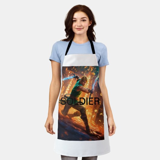 Soldier Print Schürze - Ein perfektes Geschenk (Getragen)