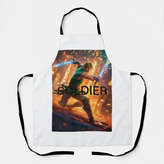 Soldier Print Schürze - Ein perfektes Geschenk (Vorderseite)