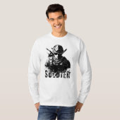 SOLDIER PRINT T - SHIRT (Vorne ganz)
