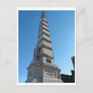 Soldier Sailor Monument Postkarte