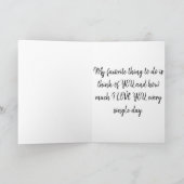 **SOLDIER** SENDENDE "MEINE LIEBE" AN SIE KARTE (Innenseite)