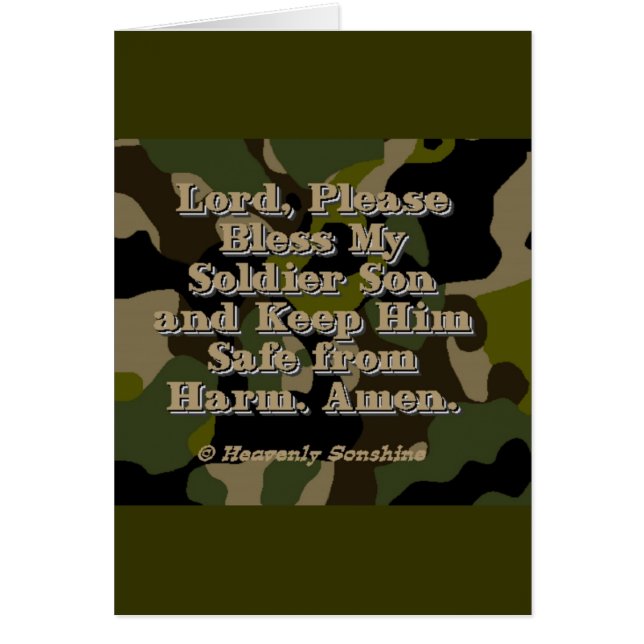 Soldier Son Prayer (Vorne)