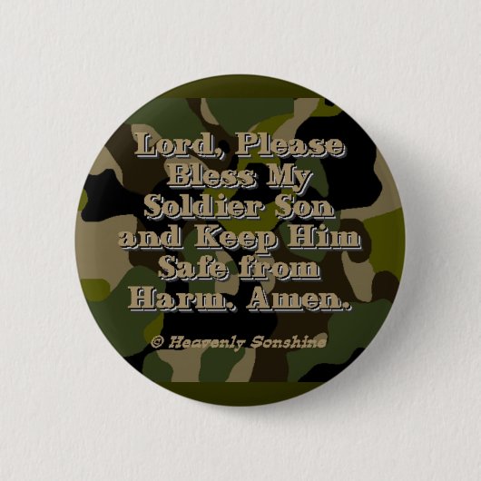 Soldier Son Prayer Button (Vorderseite)