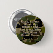 Soldier Son Prayer Button (Vorne & Hinten)