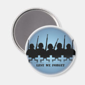Soldier Tribute Magnet, damit wir Kriegsgeschenke Magnet (Vorderseite/Rückseite)