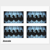 Soldier Tribute Stickers, damit wir nicht vergesse Rechteckiger Aufkleber (Blatt)