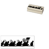 Soldiers Marching Gummistempel (Stempel)