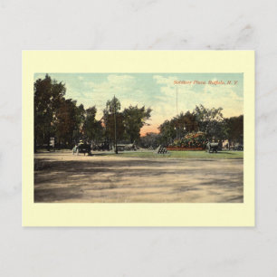 Soldiers Place, Buffalo NY 1908 Vintag Postkarte