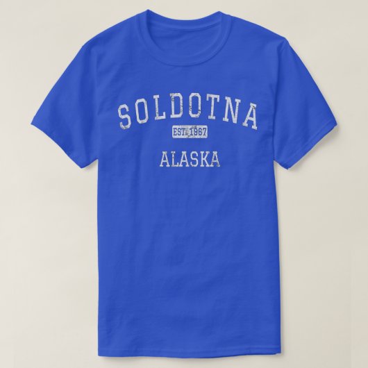 Soldotna Alaska AK Vintag T-Shirt (Design vorne)