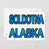 Soldotna Alaska Postkarte (Vorne/Hinten)