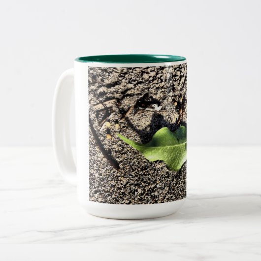 Sole Leaf Zweifarbige Tasse (Vorderseite Links)