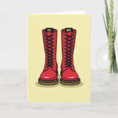 Sole Mate Love Boots Card Karte (Vorderseite)