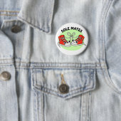 Sole Mates Funny Shoe Pun Button (Beispiel)