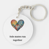 Sole mates run together schlüsselanhänger (Rückseite)