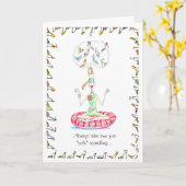 "Sole" searching friendship or birthday card Karte (Gelbe Blume)