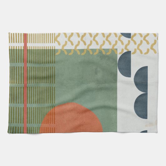 Soleil Rouge III Geschirrtuch (Horizontal)